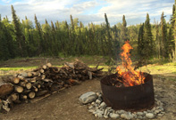 Kenai Bed and Breakfast Property - Fire Pit